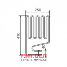 ТЭН ДЛЯ ПЕЧЕЙ  HARVIA  ZSS-120 МОЩНОСТЬ 2,0 КВТ (2000W)