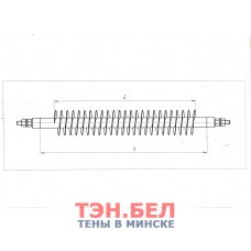 ТЭН воздушный оребренный 2,0 квт 